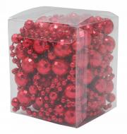 Бусы для елки SYZLB-2526043 4 мм 4,8 м красный