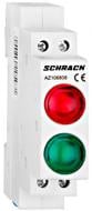 Индикатор Schrack LED 230В AC зеленый-красный AZ106808--