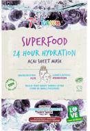 Маска тканинна для обличчя 7th Heaven Hydration з ягодами асаї 10 г