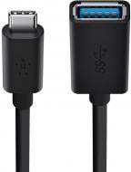 Адаптер Belkin USB Type-C – USB Af 0.14 м чорний (F2CU036btBLK)