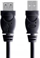 Кабель Belkin USB M – USB F 1.8 м чорний (F3U153CP1.8M)