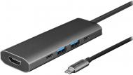 Док-станція Chieftec 5-в-1 USB3.2 Type-C titanium grey (DSC-502)