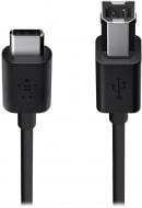 Кабель Belkin USB Type-C – USB Bm 1.8 м чорний (F2CU035bt06-BLK)