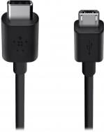 Кабель Belkin USB Type-C – microUSB 1.8 м черный (F2CU033bt06-BLK)