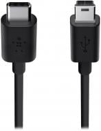 Кабель Belkin USB Type-C – miniUSB 1.8 м чорний (F2CU034bt06-BLK)