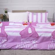 Комплект постільної білизни Бязь Ranforce Elite 17-0110 Pink Pantere 143х210 см мультиколор MirSon