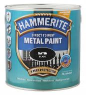 Эмаль алкидная Hammerite черный полумат 0,25 л