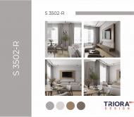 Краска латексная Triora TR-33 matt мат NCS S 3502-R 3 л