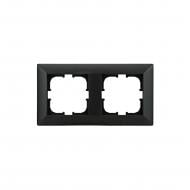 Рамка двойная Exen ODAK горизонтальная черный 210-140000-102 Рамка двойная Exen ODAK горизонтальная черный 210-140000-102