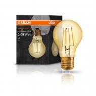 Лампа светодиодная Osram FIL Gold A60 6,5 Вт E27 2500 К 220 В прозрачная 4058075119260