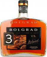 Бренди Bolgrad 40% виноградный выдержанный 3 года VS 0,5 л