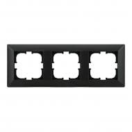 Рамка трехместная Exen ODAK горизонтальная черный 210-140000-103 Рамка трехместная Exen ODAK горизонтальная черный 210-140000-103