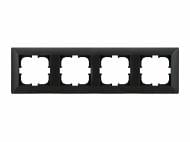 Рамка четырехместная Exen ODAK горизонтальная черный 210-140000-104 Рамка четырехместная Exen ODAK горизонтальная черный 210-140000-104