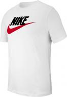 Футболка Nike M NSW TEE ICON FUTURA AR5004-100 р.M белый