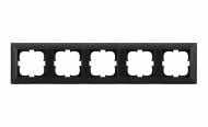 Рамка пятиместная Exen ODAK горизонтальная черный 210-140000-105 Рамка пятиместная Exen ODAK горизонтальная черный 210-140000-105