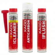 Комплексна присадка XADO для оливної та паливної системи 3-Stage anticarbon complex treatment DISEL 320 мл