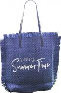 Сумка пляжная Summer Time 38х28х10 см синий