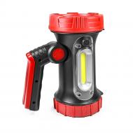 Ліхтарик акумуляторний Stark LED L-1-01 Li 350 Lm чорний/червоний 243000101