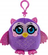 Мягкая игрушка Mushmeez антистресс Мудрая Сова на клипсе 6 см фиолетовый SM00500O