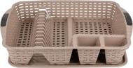 Сушилка для посуды Violet House 0757 ротанг cappuchino 48х37.5х9 см