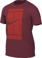 Футболка Nike M NKCT TEE SSNL COURT DD8404-690 р.S малиновий