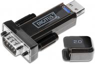 Адаптер Digitus USB – RS232 0.8 м чорний (DA-70156)