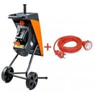 Подрібнювач садовий GTM DS2500/40 KIT + подовжувач 10 м 3x1,5 електромережа