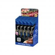 Лакомство для котов Lucky Star пюре из мякоти тихоокеанского тунца и креветок в шоубоксе 40 стик по 10 г