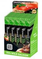 Лакомство для котов Lucky Star пюре из мякоти дикого лосося в шоубоксе 40 стиков по 10 г