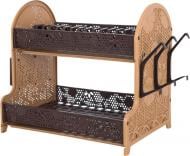 Сушилка для посуды Violet House 0414 ажур brown 28х40х38 см