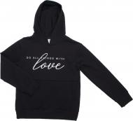 Джемпер унисекс Luna Kids р.158 черный 103547