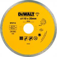 Диск алмазний відрізний DeWalt 110x1,6x20 DT3714