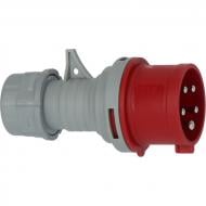 Вилка силовая Brennenstuhl CEE с заземлением 400В 16А IP44 пластик красный