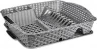 Сушилка для посуды Violet House 0757 ротанг antracite 48х37.5х9 см