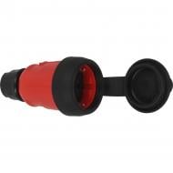 Розетка кабельная с заземлением Brennenstuhl Professional красный 9837550010