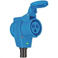 Розетка с заземлением Brennenstuhl двойник CEE/Schuko 230 В 16A синий 1080980