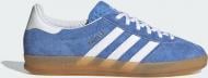 Кроссовки женские Adidas GAZELLE INDOOR W BLUFUS/FTWWHT/GOLDMT HQ8717 р.40 2/3 голубые