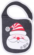 Слюнявчик Baby Veres Happy New Yea серый Слюнявчик Baby Veres Happy New Yea серый