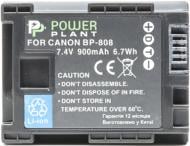 Аккумулятор PowerPlant Canon BP-808 Chip 900мА*ч (DV00DV1260)