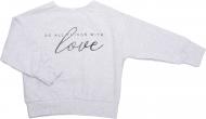 Джемпер для девочки Luna Kids р.128 серый меланж 103549