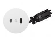 Розетка USB + Type C без заземления Simon 400 IP20 белый 43120200-130
