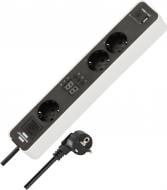 Удлинитель с выключателем Brennenstuhl Ecolor с заземлением 3 гн. бело-черный 1,5 м 1153230026 Удлинитель с выключателем Brennenstuhl Ecolor с заземлением 3 гн. бело-черный 1,5 м 1153230026