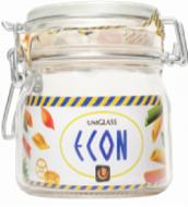 Банка Uniglass с крышкой и бугельным замком 125 мл