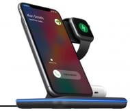 Бездротовий зарядний пристрій Gelius Pro Wireless Charger 3в1 15W GP-AWC01 Чорний