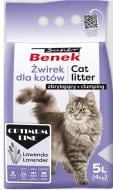 Наповнювач бентонітовий Super Benek Оптимальний з ароматом лаванди 4,35 кг