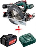 Пилка дискова Metabo KS 18 LTX 57 + зарядний пристрій + батарея акумуляторна UA601857890