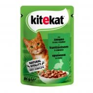 Консерва для котов Kitekat в соусе с крольчатиной 85 г