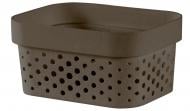 Кошик для зберігання Curver темно-коричневий Infinity 1,4 л 83x167x125 мм Кошик для зберігання Curver темно-коричневий Infinity 1,4 л 83x167x125 мм