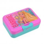 Ланч-бокс YES Barbie с ложкой и вилкой 450 мл 706824