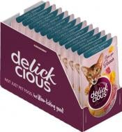 Консерва DELICKCIOUS Полоски с уткой и тыквой в крем-супе пауч12 шт 85 г